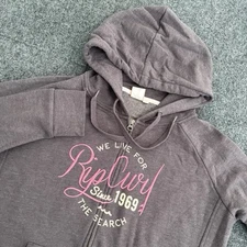 Rip Curl Purple Full Zip Hoodie Sweatshirt Jacket XL Size 14 Beach Vacay Y2K