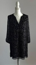 Diane von Furstenberg Silk Tunic Dress Black ...