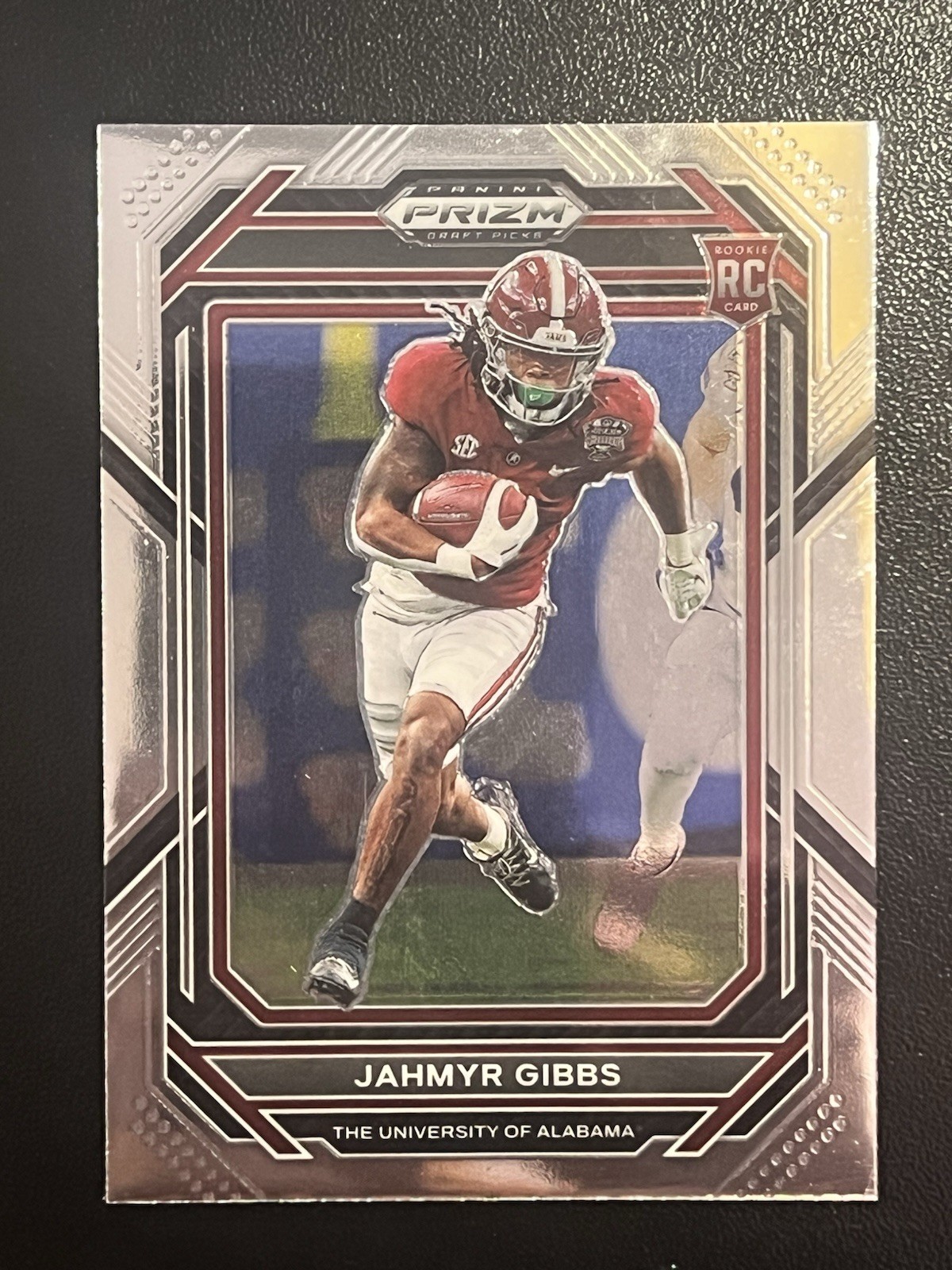 2023 Panini Prizm Draft Picks - Rookie Card - Silver Prizm - Jahmyr Gibbs #116