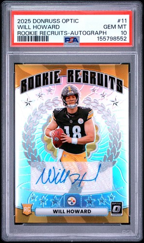 2025 Donruss Optic Will Howard Base (PSA 10)