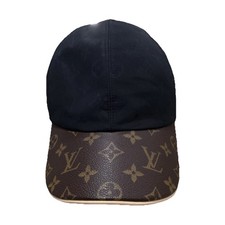 Louis Vuitton Monogram Black Brown Baseball C...