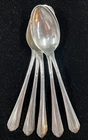 Set of Five Lady Diana by Towle Sterling Silver Teaspoons 6"