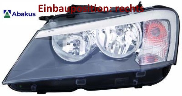 Abakus 444-1180RMLDEM2 Hauptscheinwerfer Rechts Scheinwerfer FüR BMW-image