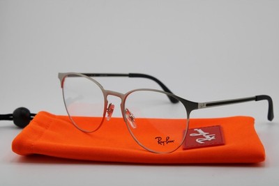NEW RAY-BAN RB 6375 3134 GUNMETAL GREY BLACK AUTHENTIC EYEGLASSES 51-18