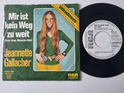 Jeannette Gallacher - Mir ist kein Weg zu weit 7'' Vinyl/ CV Ike & Tina Turner