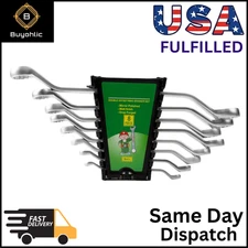 8-piece Flex-Head Ratcheting Combination Wrench Set 6'' to 18'' Inches