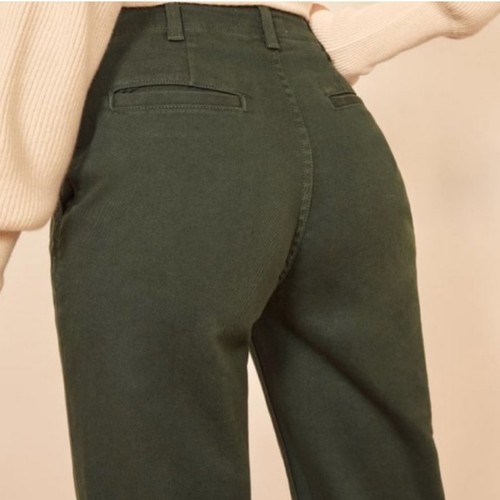 Reformation Jeans Lani High Waist Arbeitshose in Forest Größe 27 - Bild 7 von 15