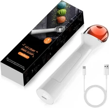 Heated Ice Cream Scoop, 30s Self-Warming Electric Spoon for Hard Ice Cream, 3...