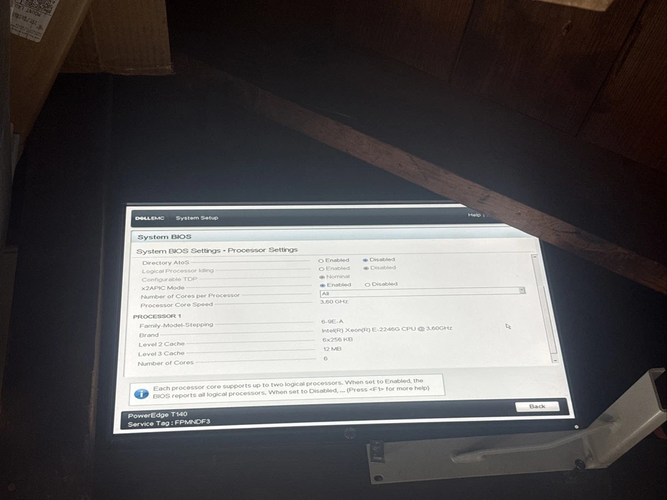 Dell EMC T140 Server Intel Xeon E 2246 G 3.60ghz 6 Core 16 Gb Ram 4TB HDD No Fac - Image 2 of 4
