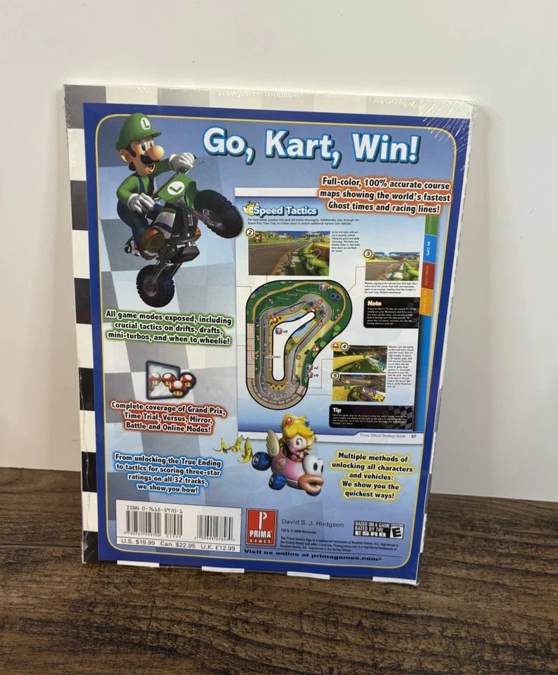 Mario Kart Wii Premiere Edition Prima Game Strategy Guide Book SEALED - Image 4 of 4