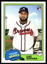 2018 Topps Archives Luiz Gohara Rookie #207 Atlanta Braves
