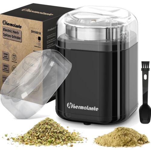 Stainless Steel Electric Spice Grinder - Fast Grinding and User-Friendly Design