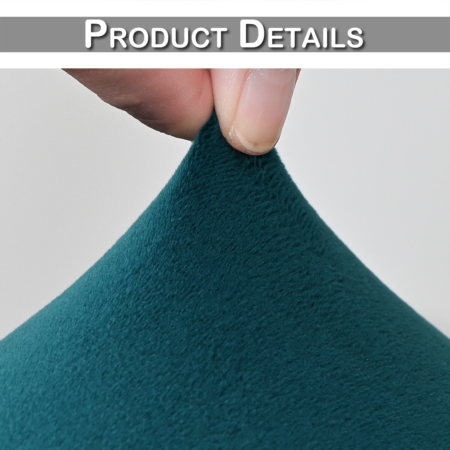 Velvet Dining Chair Cover Stretch Bar Stool Seat Slipcover Furniture