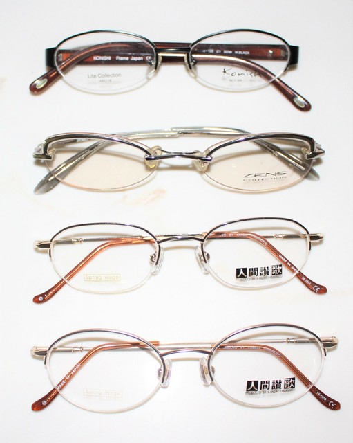 LOT OF 4 New Assorted Optical Eyeglass Frames For Men & Women Made in