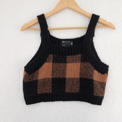 Sweater Crop Top Tank ASOS Design Women's Size