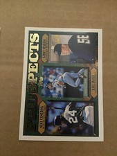 1997 Topps Prospects Rookie Card Mike Cameron Raul Ibanez Geoff Jenkins #201 RC. rookie card picture