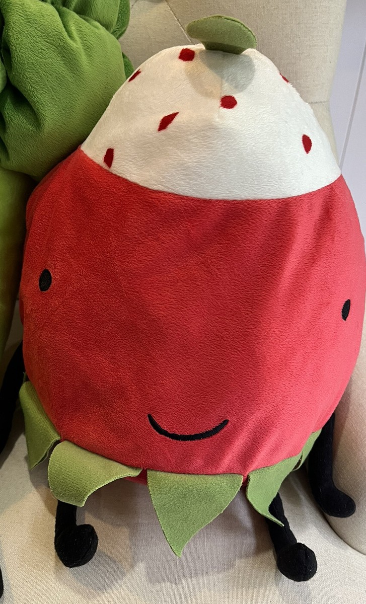 Ikea Plush Torva BROCCOLI & STRAWBERRY Soft Stffd Cuddle Toys 12m+