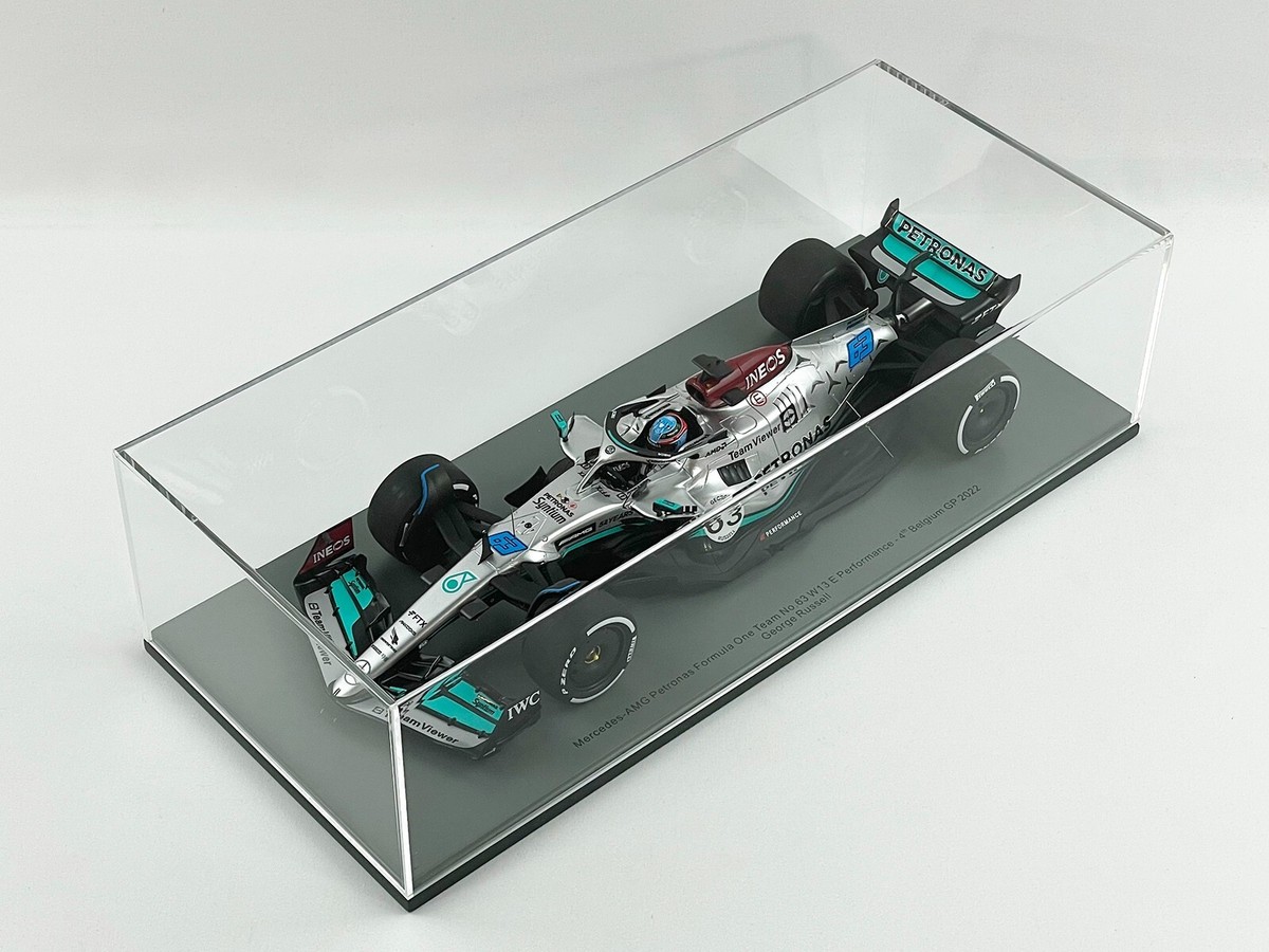 メルセデス　F1　2022 W13 1/64 ミニカー　ラッセル　spark Mercedes F1 W13 #63 George Russell Brazil GP 2022 1st Win