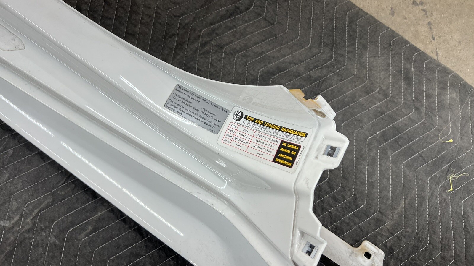 LAMBORGHINI HURACAN LP610 LP580 DRIVER LEFT SIDE ROCKER OEM