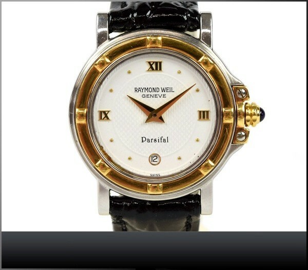 RAYMOND WEIL. wrist watch quartz date GP SS battery replaced female eBay