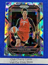 2023 #55 Alysha Clark WNBA Panini Prizm Basketball Ice Prizm Aces