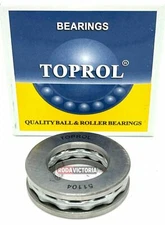 TOPROL 51104 AXIAL THRUST BALL BEARING 20x35x10 mm