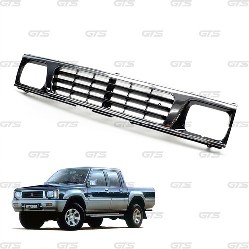 Fits Mitsubishi L200 Cyclone Mighty Max 1986 94 Chrome Grille Grill Replace - Picture 4 of 9