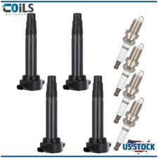 Ignition Coils & Spark Plugs For Dodge Avenger Journey Jeep Compass 2.0L 2.4L