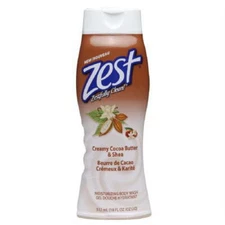 Zest Moisturizing Body Wash Creamy Cocoa Butter And Shea - 18 Oz