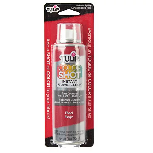 Tulip Color Shot Instant Fabric Spray Paint, 3 oz Black, Select Your ...
