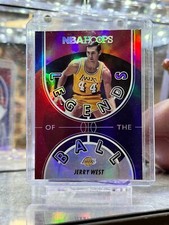 2021-22 Panini Hoops #14 Jerry West LEGENDS of the BALL Holo Insert Lakers