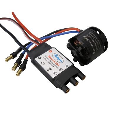 2212 920KV CW / CCW fırçasız Motor + 30A Simonk ESC + Motor kapağı için