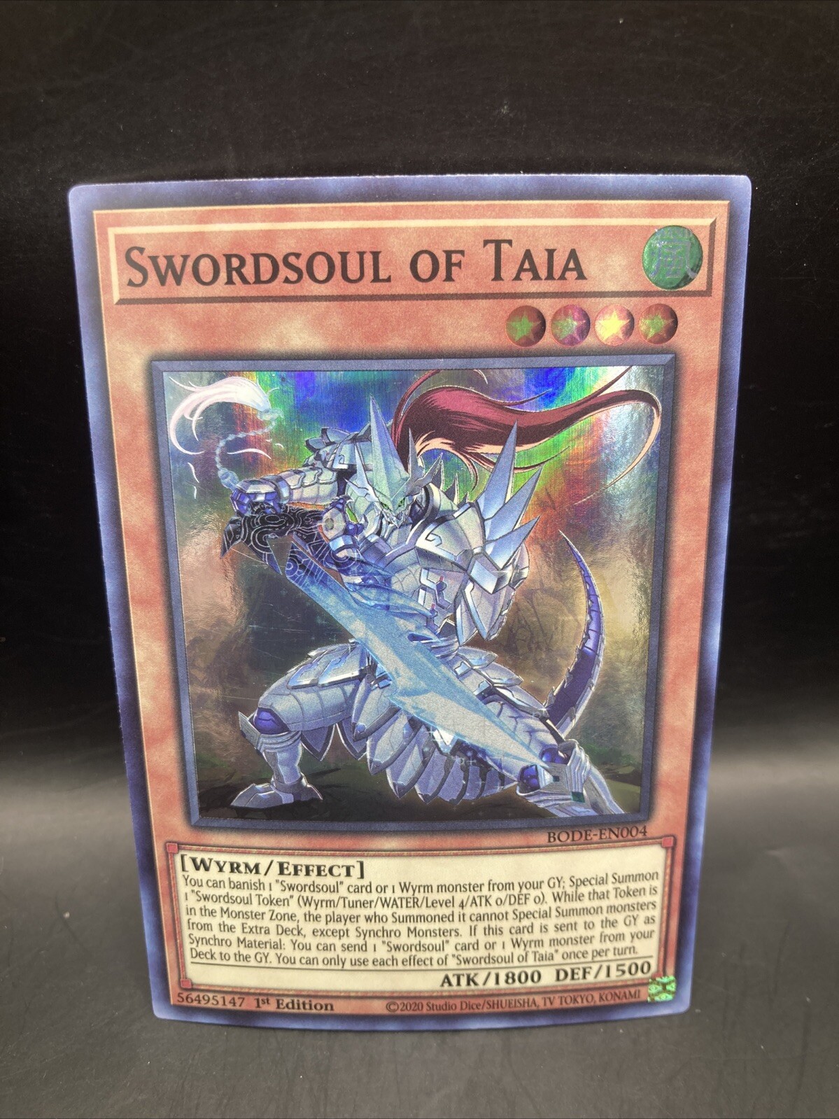 Swordsoul of Taia BODE-EN004 Burst of Destiny 1st Ed Ultra Rare