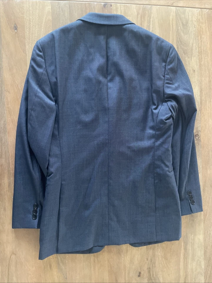 Theory $595 Kris HL Wool/Silk Sport Jacket Birdseye Unconstructed Blazer Men 38S - Image 2 of 4