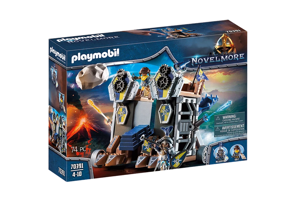 Playmobil Tour D'attaque mobile des Chevaliers Novelmore 70391