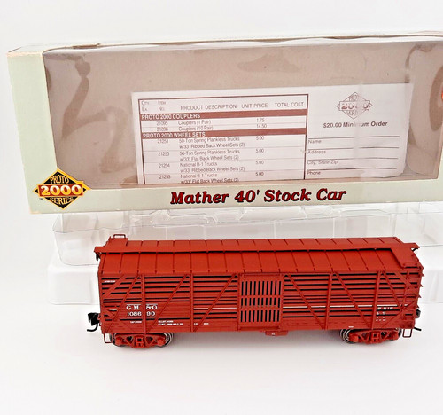 Coche LifeLike 30997 escala HO Proto 2000 40' GM&O de una sola cubierta de colección nuevo en caja | Zustand: New