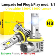 DAHIATSU TERIOS 06-13 LAMPADE FENDINEBBIA LED P&P H8 12V 18KLM ULTRAWHITE