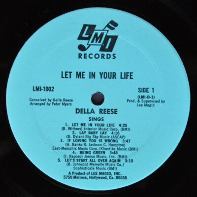 Della Reese - Let Me In Your Life (LP, Album) | eBay