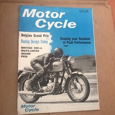 Motor Cycle Magazine 1965 8 July Britains Moto Cross Grand Prix
