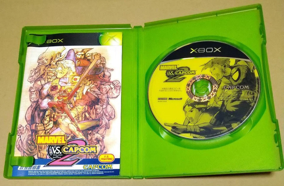 Marvel vs Capcom2 New Age of Heroes Microsoft Xbox Capcom Fighting w/Case JP 18 - Image 3 of 4