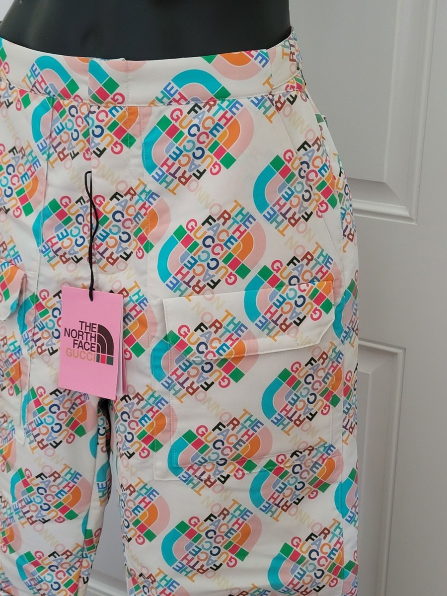 Gucci x The North Face White Ski Snow Insulated Logo Pants Gucci x The North Face White Ski Snow Insulated Logo Pants
