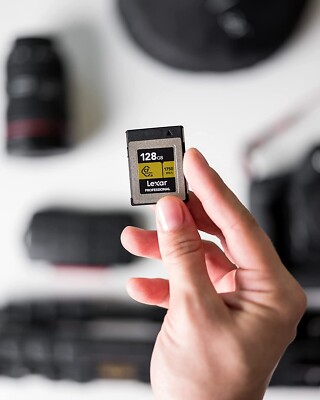 Lexar 128GB Professional (1750MB/Sec) Type B Cfexpress Gold Series