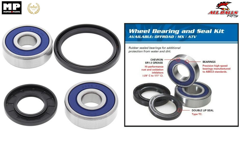 Roulement avant Yamaha FZR 750 R 87-88 haute précision en acier renforcé premium