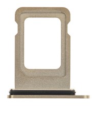 Replacement Dual Sim Card Tray Compatible For iPhone 12 Pro / 12 Pro Max Gold 