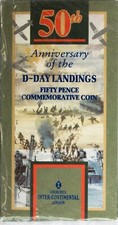 1994 - 50P - D-DAY FIFTY PENCE - BRILLIANT UNCIRCULATED - BU - COIN PACK
