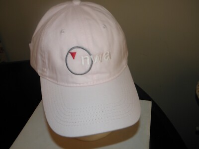 DELTA / NORTHWEST AIRLINES BASEBALL CAP NWA PINK OCTOBER BREAST CANCER MONTH NEW