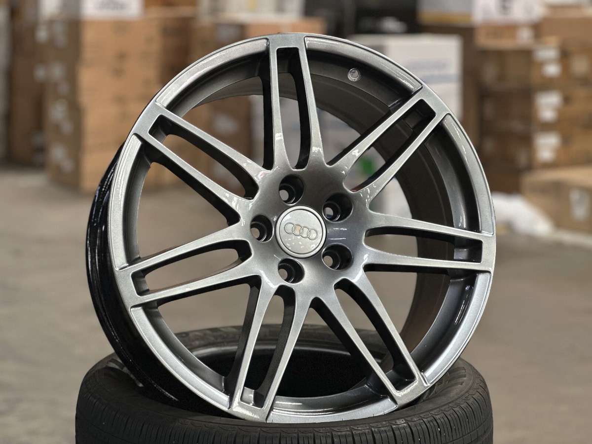 19x9J Audi A3 Q5 Q3 A4 TT 5x112 52 Offset One Piece Cast Aluminum