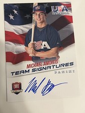 MICHAEL AMDITIS 2015 Panini USA Baseball Box Set AUTO #'d/499