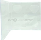 10.4mm Standard Clear Double 2 Discs CD Jewel Case Lot