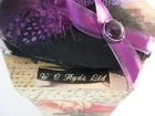 Lady’s Fascinator Hat With 925 Silver & Real Gemstone By W C Hyde Hand Made #54